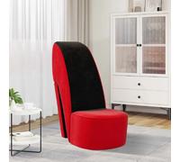 vidaXL Chaise Design - Talon Haut Rouge