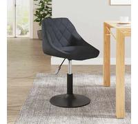 vidaXL Chaise Gris Foncé Velours