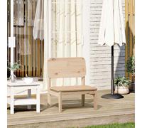 vidaXL Chaise jardin pin massif