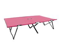 vidaXL Chaise longue 2 places - Rose acier