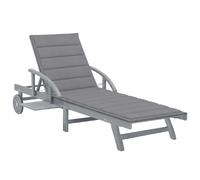 VIDAXL Chaise longue avec coussin