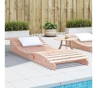 vidaXL Chaise longue Bois massif de douglas