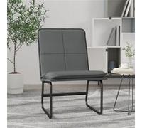 vidaXL Chaise longue Gris 54x75x76 cm Similicuir Gris G