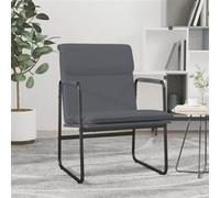 vidaXL Chaise longue Gris 55x64x80 cm Similicuir Gris G