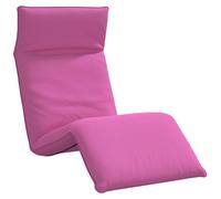vidaXL Chaise longue pliable Rose 175x54x8,5 cm Tissu Oxford
