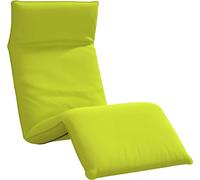 vidaXL Chaise longue pliable Vert vif 175x54x8,5 cm Tissu Oxford