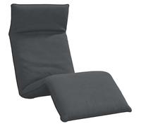 vidaXL Chaise longue pliante Anthracite 175x54x8,5 cm Tissu Oxford
