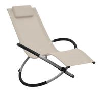 vidaXL Chaise Longue pour Enfants - Crème
