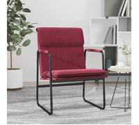 vidaXL Chaise longue Rouge bordeaux 55x64x80 cm Tissu, chaise, chaise de canapé, fauteuil, chaise de salon 351345