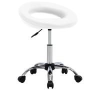 vidaXL Chaise pivotante - Blanc