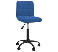 vidaXL Chaise pivotante Bleue