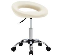 Chaise vidaxl interieur non pliable en plastique H. 57.5 cm beige Beige G