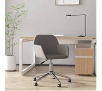 VidaXL Chaise Pivotante - Gris Foncé