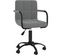 VidaXL Chaise Gris foncé Velours