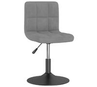 VidaXL Chaise pivotante - Gris clair