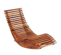 vidaXL Chaises à bascule Bains de soleil 2 pcs. Bois d'acacia