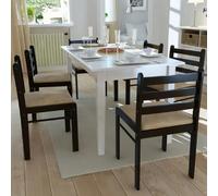vidaXL Chaises à manger lot de 6 - Marron