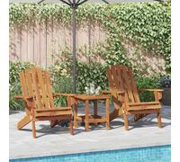 vidaXL Chaises Adirondack - Lot de 2 - Acacia massif