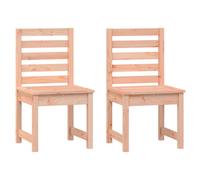 vidaXL Chaises de jardin 2 pcs. 50x48x91,5 cm bois massif douglas