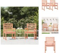 vidaXL Chaises de jardin 2 pcs. 60x48x91 cm bois massif Douglas - Chaises de jardin