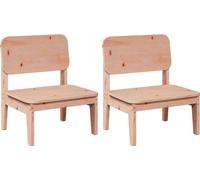 vidaXL Chaises de jardin 2 pcs. 60x52,5x72 cm bois massif douglas