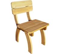 vidaXL Chaises de jardin en bois de pin imprégné – Lot de 2