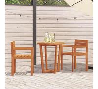 vidaXL Chaises de jardin 2 pièces 50x53x80 cm Bois massif Acacia