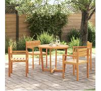 vidaXL Chaises de jardin 4 pcs. 50x53x80 cm bois massif acacia