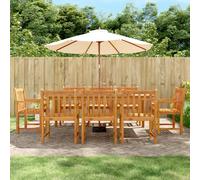 vidaXL Chaises de jardin 8 pcs. 56x55,5x90 cm bois massif acacia