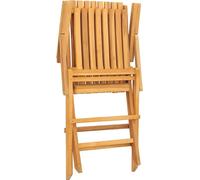 vidaXL Chaises de jardin 6 pcs. Pliable 61x67x90 cm bois massif teck