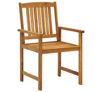 vidaXL Chaises de jardin avec coussins 4 pcs. Bois massif acacia