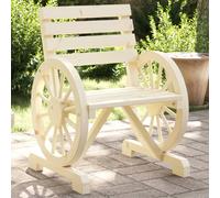 vidaXL Chaises de jardin - Bois de sapin massif