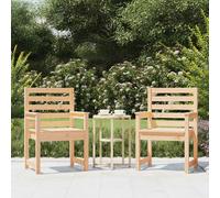 VIDAXL Chaises de jardin - Bois massif de pin