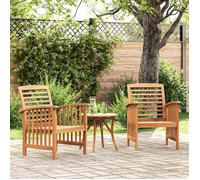 vidaXL Chaises de jardin lot de 2 Bois d'acacia massif 310256