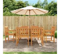 vidaXL Chaises de jardin lot de 6 - 56x55,5x90 Bois massif d'acacia