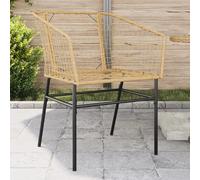 vidaXL Chaises de jardin marron - Lot de 2