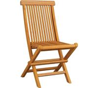 vidaXL Chaises de jardin pliantes 6 pcs. Bois massif teck