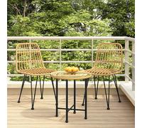 vidaXL Chaises de jardin - Résine tressée