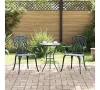 Vidaxl Chaises d'extérieur en aluminium - Vert