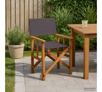 vidaXL Chaises de régie 2 pcs. Bois massif acacia
