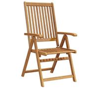 vidaXL Chaises de jardin 2 pcs. Pliable acacia massif marron