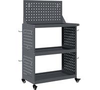 vidaXL Chariot à outils anthracite 65 x 35 x 111 cm Acier laminé à froid
