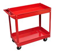vidaXL Chariot à outils d'atelier - Rouge