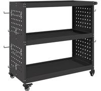 vidaXL Chariot à outils Noir 75 x 35 x 73 cm Acier laminé à froid