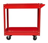 vidaXL Chariot d'atelier 2 pièces 100 kg 2 étages