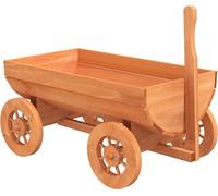 vidaXL Chariot de décoration 70x43x54 cm en bois massif de sapin