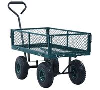 vidaXL Chariot de jardin vert 250 kg