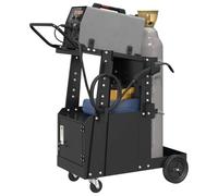 Chariot de soudage Noir 91 x 47 x 96 cm Acier vidaXL