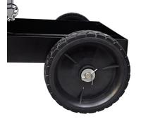 vidaXL Chariot de soudage Noir Chariot manuel avec 3 étagères