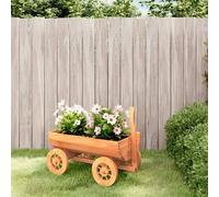 vidaXL Chariot décoratif 70x43x54 cm bois massif de sapin